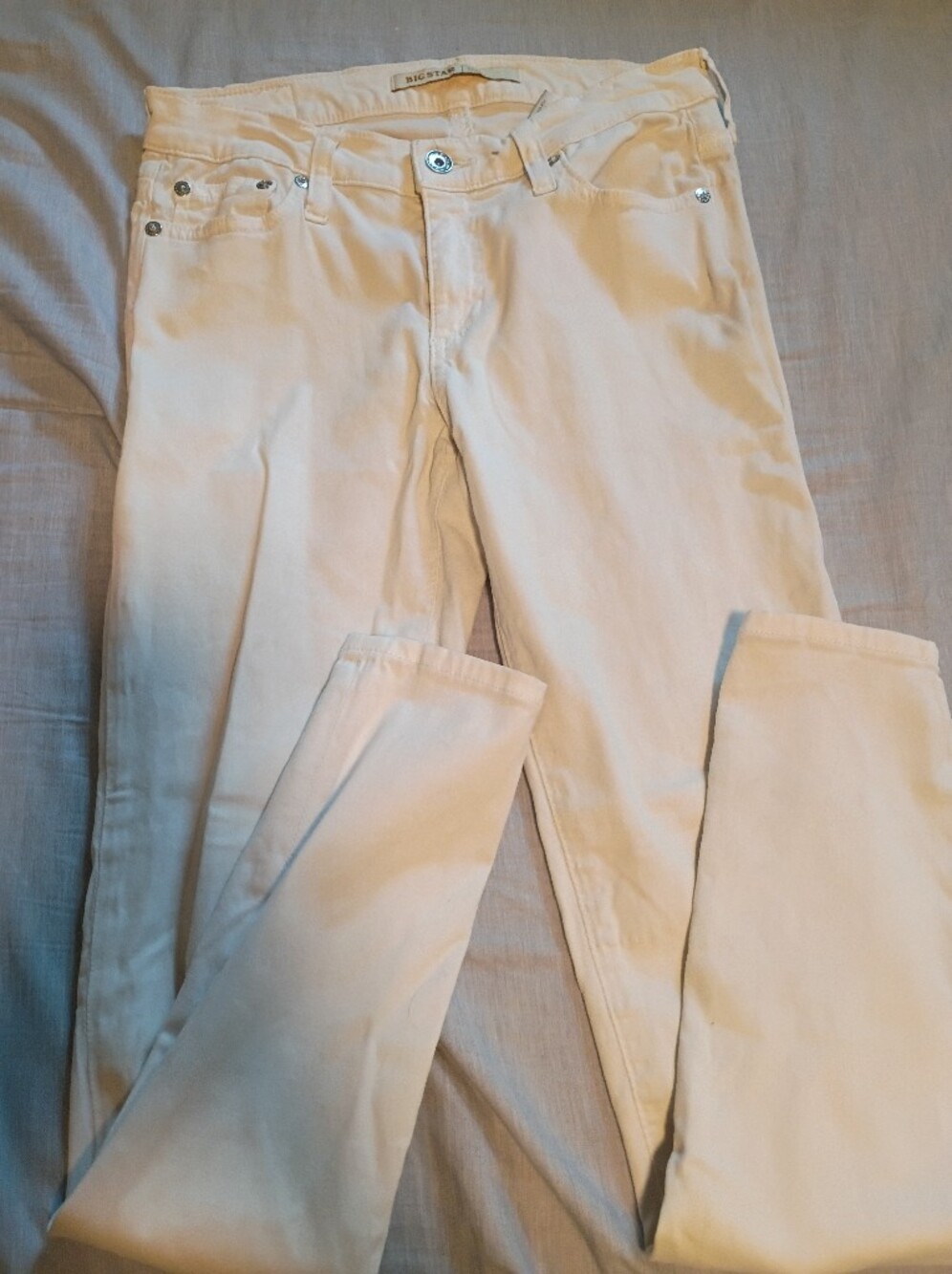 Big Star Women's Sz 27 White Skinny Jeans